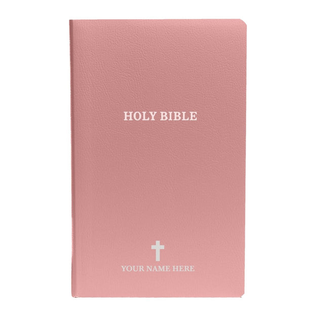 KJV Pink Standard Size Holy Bible Small Print