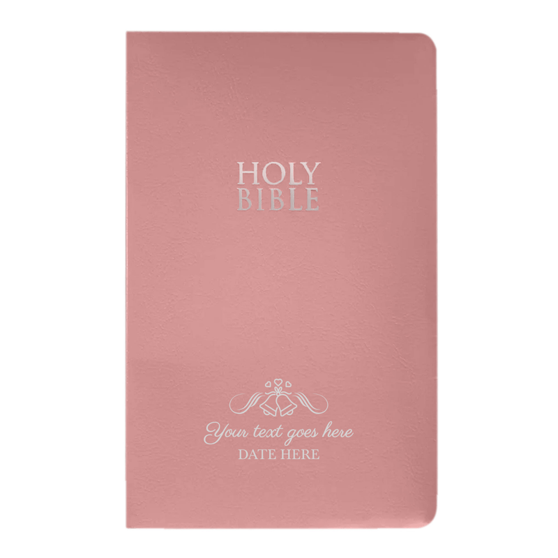 KJV Pink Standard Size Holy Bible Small Print