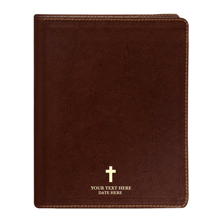 Personalized KJV Holy Bible Bonded Leather Note Taking Bible King James Version Bible Custom with Name, Date or Text Gift for Christian & Religious Celebrations | Shepherds Shelf - Shepherds Shelf