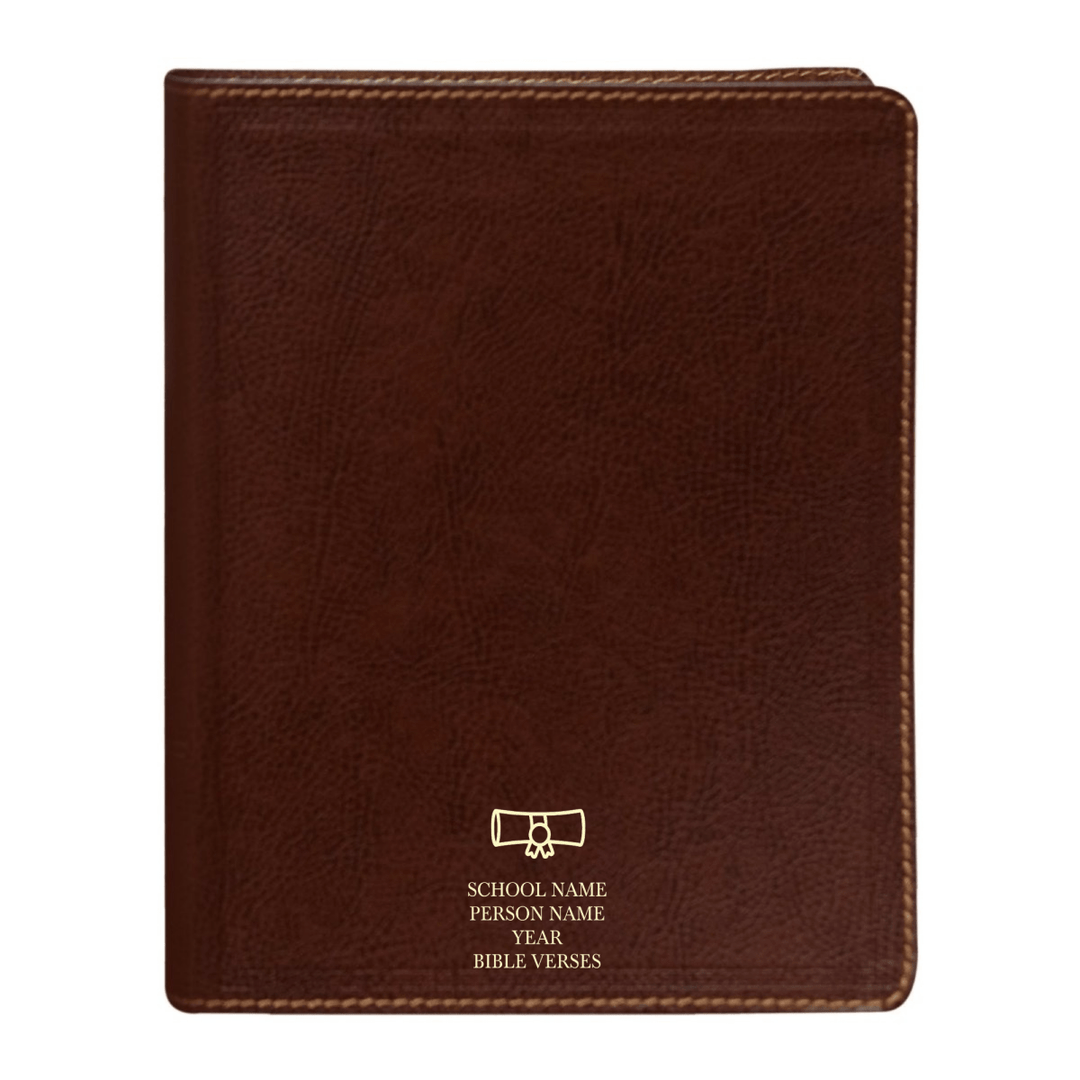Personalized KJV Holy Bible Bonded Leather Note Taking Bible King James Version Bible Custom with Name, Date or Text Gift for Christian & Religious Celebrations | Shepherds Shelf - Shepherds Shelf
