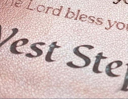 Actual personalization sample for this Bible