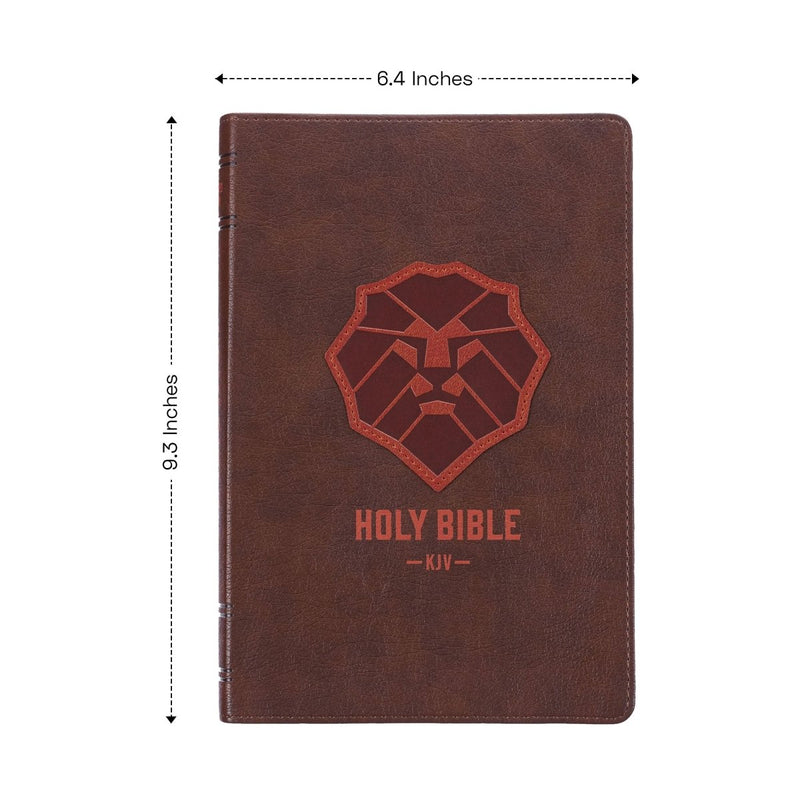 KJV Brown Standard Kids Holy Bible Large Print | Lion