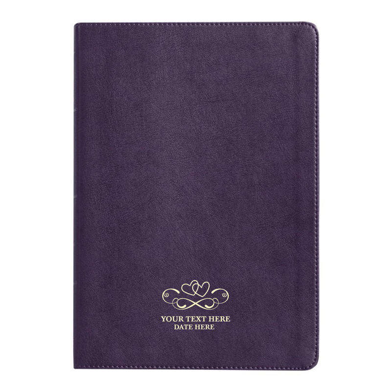 KJV Purple Standard Size Thinline Holy Bible Large Print