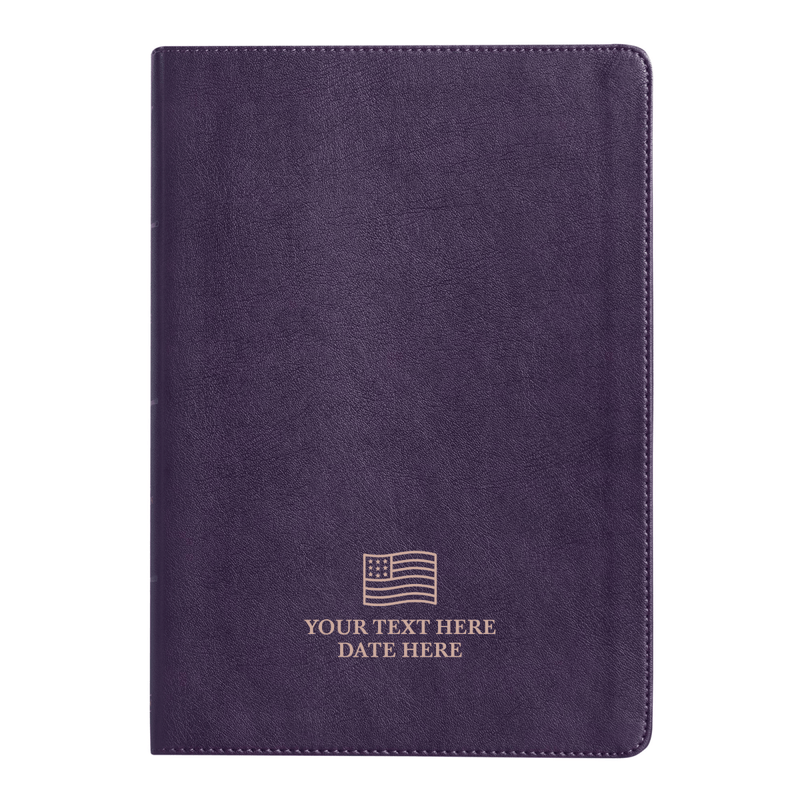 KJV Purple Standard Size Thinline Holy Bible Large Print