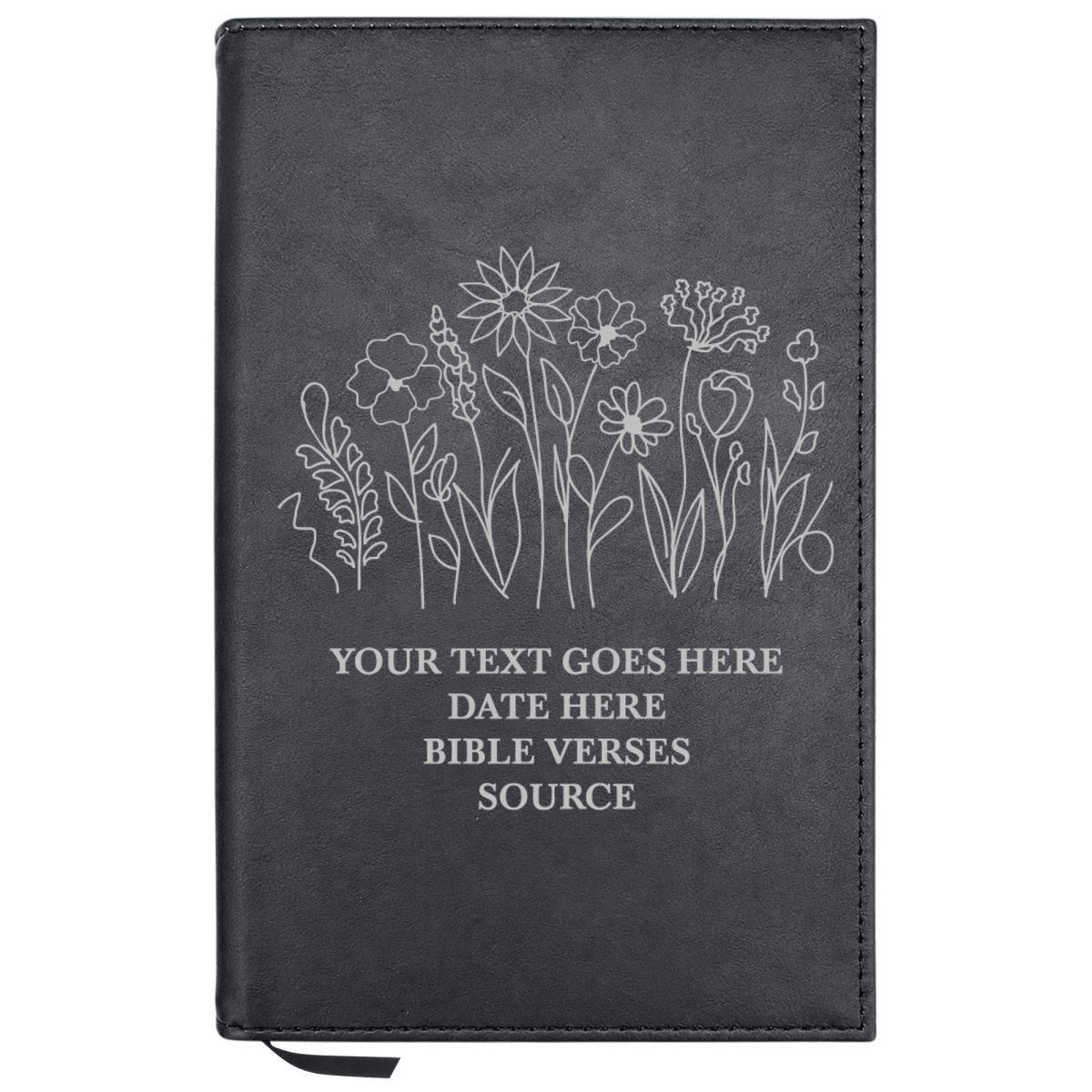 Personalized Leatherette Journal Notebook | Garden - Shepherds Shelf