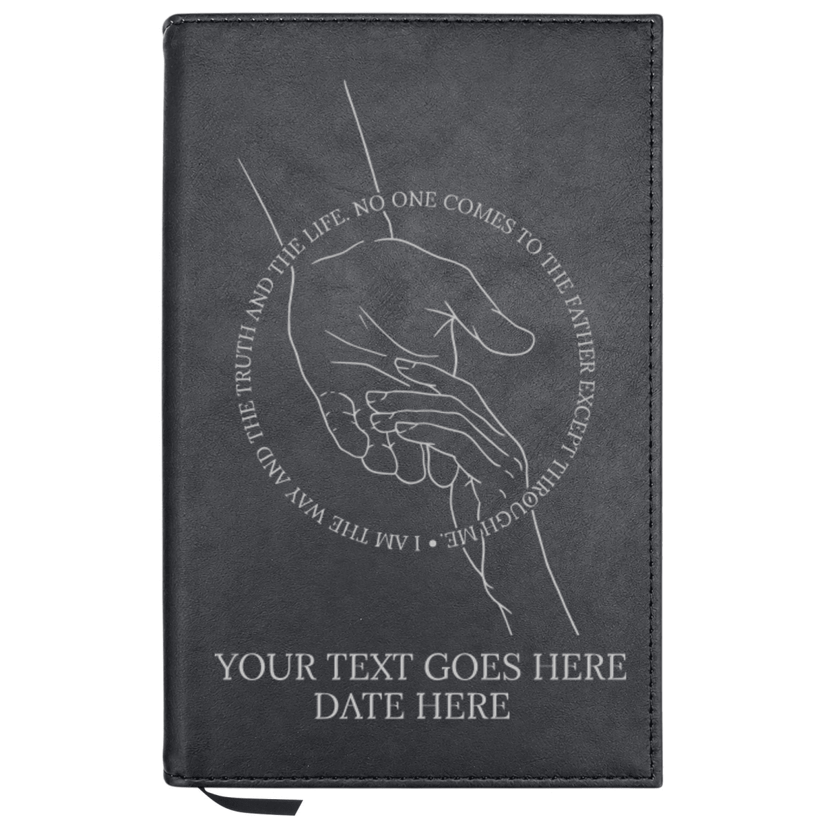 Personalized Leatherette Journal Notebook | Helping Hand - Shepherds Shelf