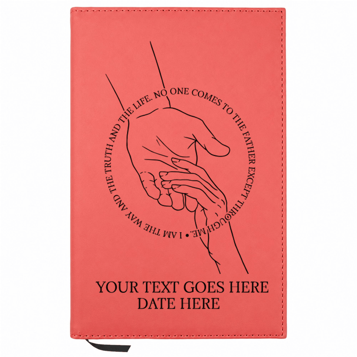 Personalized Leatherette Journal Notebook | Helping Hand - Shepherds Shelf