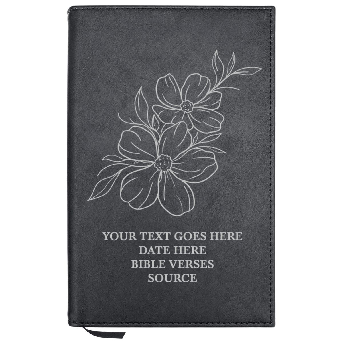 Personalized Leatherette Journal Notebook | Jasmine - Shepherds Shelf