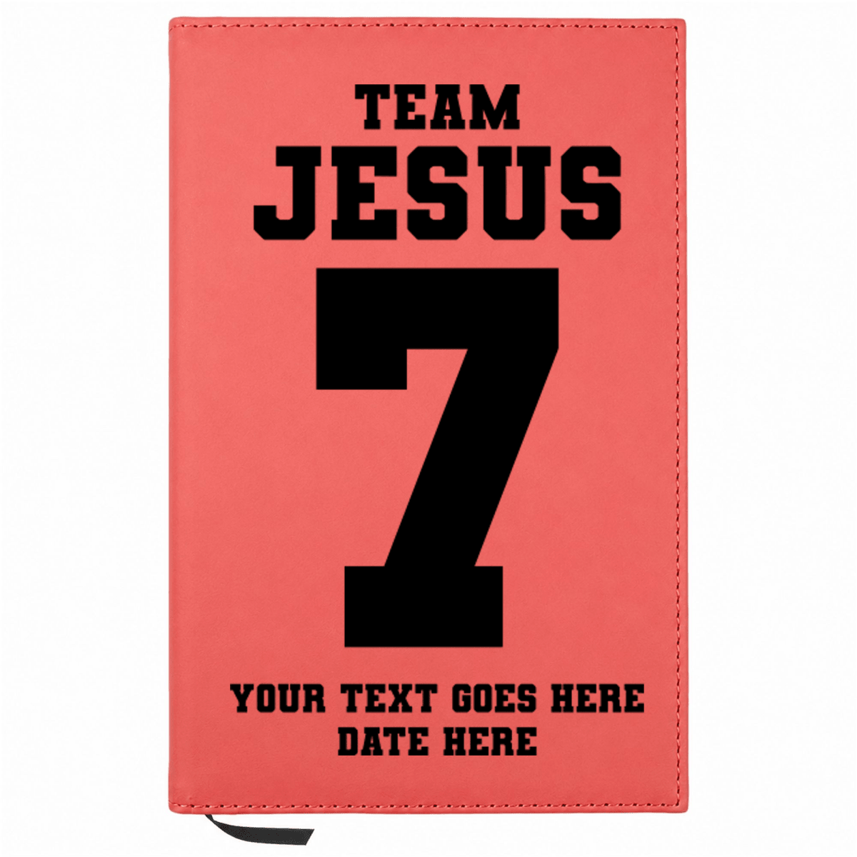 Personalized Leatherette Journal Notebook | Team Jesus - Shepherds Shelf