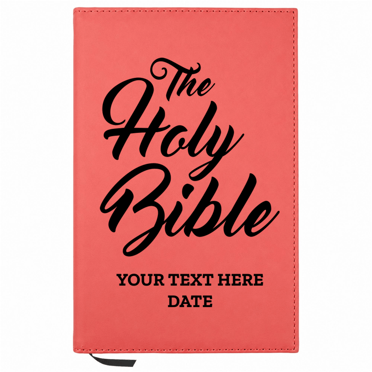 Personalized Leatherette Journal Notebook | The Holy Bible - Shepherds Shelf
