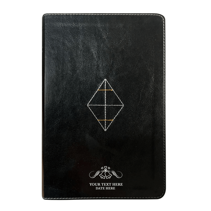 Personalized NASB 2020 Holy Bible Faux Leather Medium Print Size Thinline New American Standard Bible with Index Tabs Black | Shepherds Shelf - Shepherds Shelf