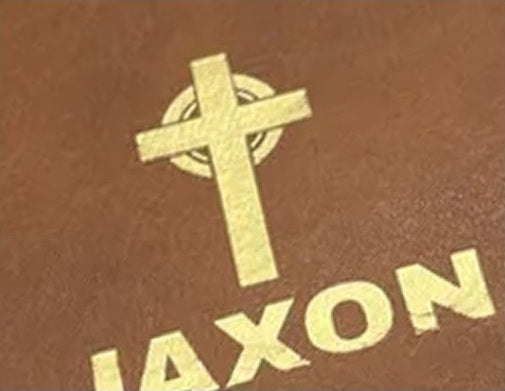 Actual personalization sample for this Bible