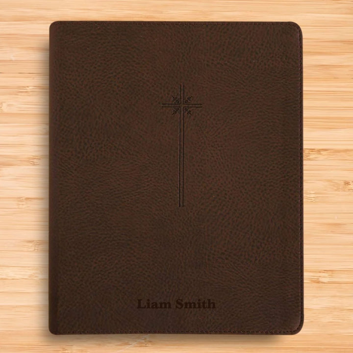 Personalized NIV Holy Bible Faux Leather Note Taking Bible Medium Print New International Version Bible Custom with Name, Date or Text Gift for Christian & Religious Celebrations | Shepherds Shelf - Shepherds Shelf