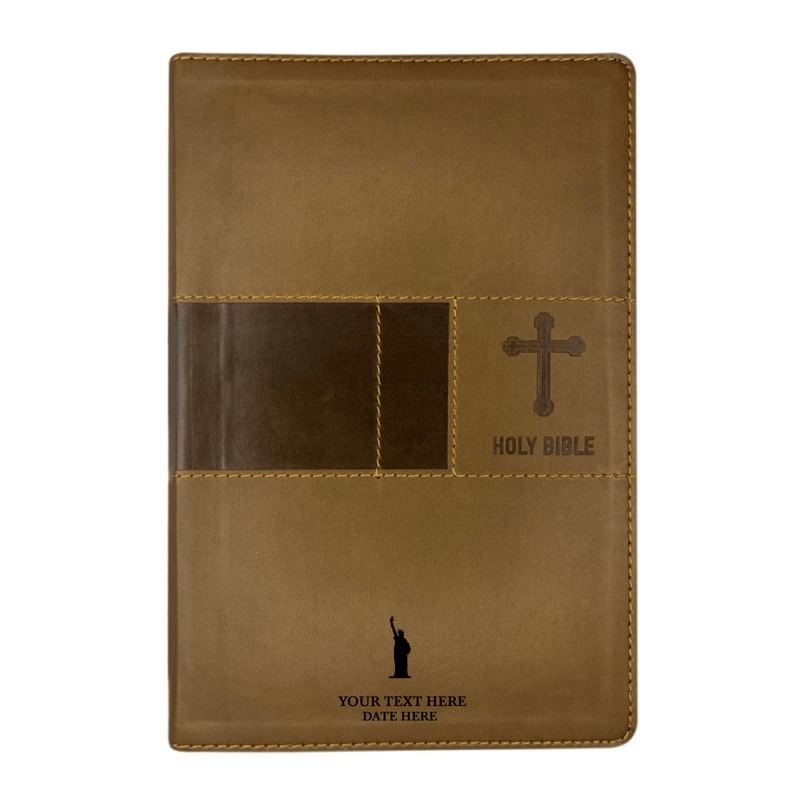 NIV Brown Standard Size Premium Indexed Holy Bible Small Print