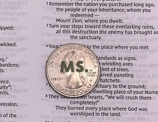 Print sample for this Bible