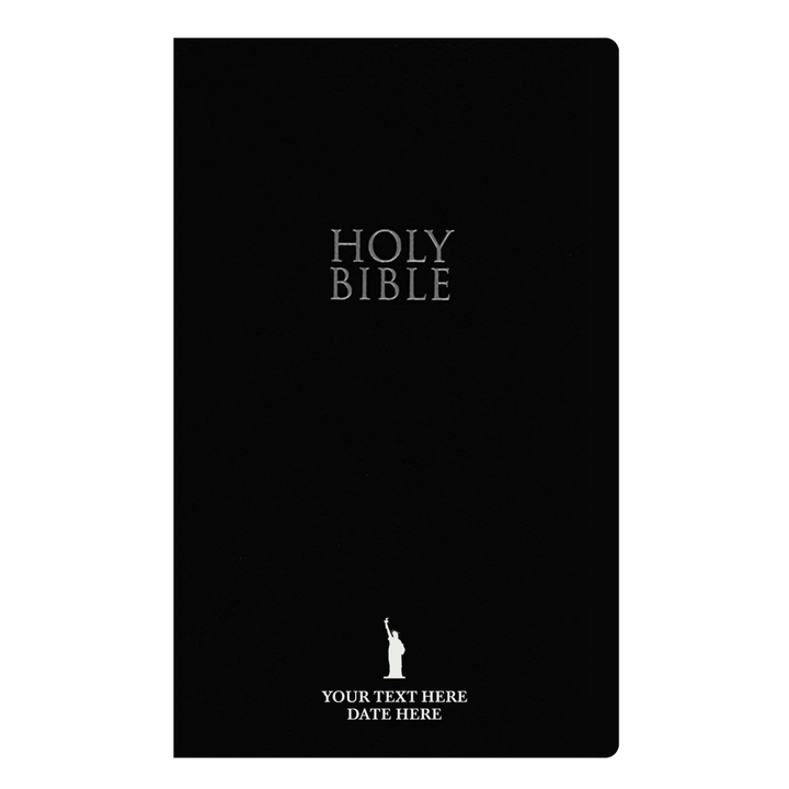 Personalized NIV International Version Faux Leather Bible | Black - Shepherds Shelf