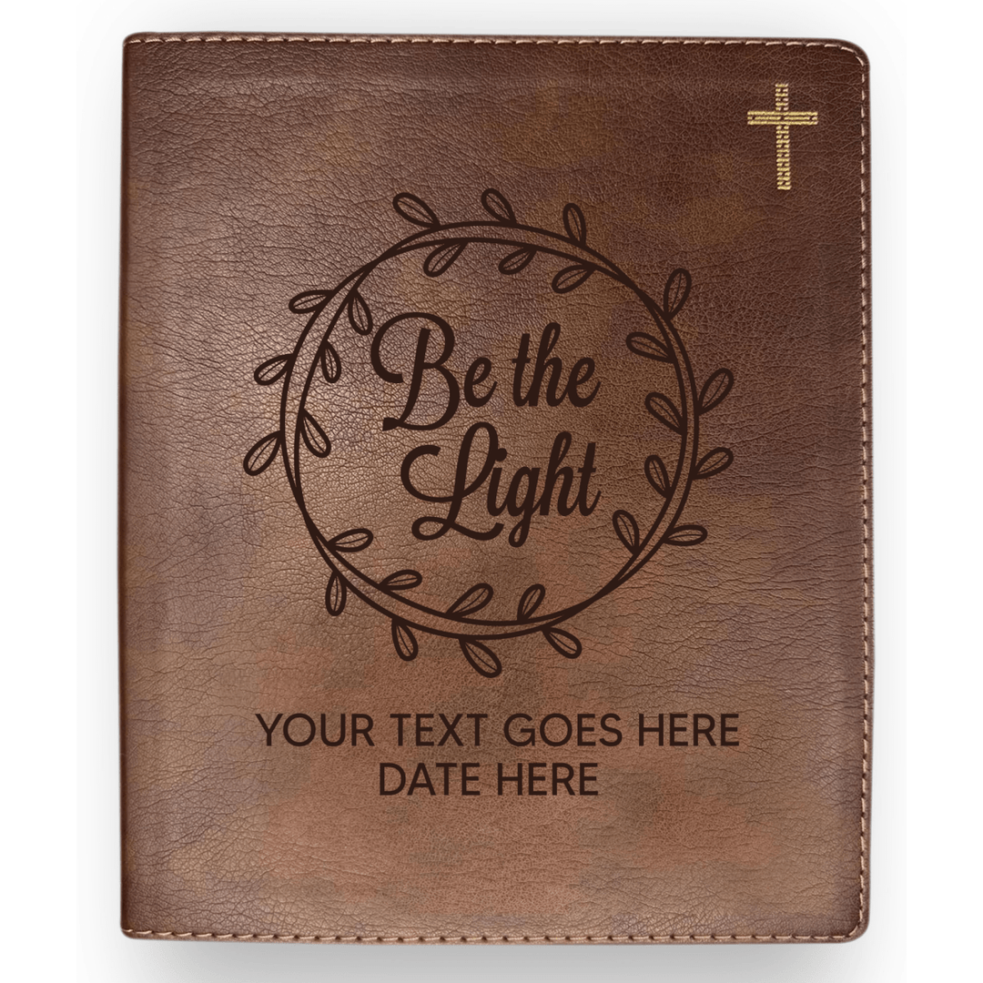 Personalized NIV Journaling Bible With Be the Light Full Cover | Shepherds Shelf - Shepherds Shelf