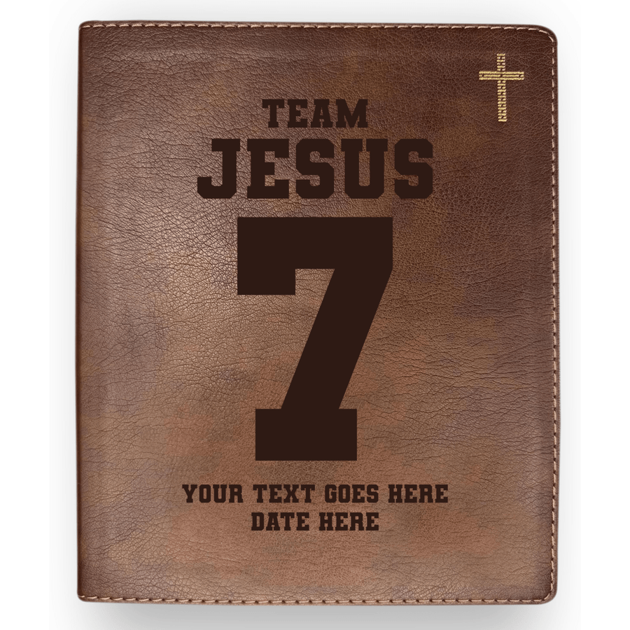 Personalized NIV Journaling Bible With Team Jesus Full Cover | Shepherds Shelf - Shepherds Shelf