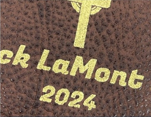 Actual personalization sample for this Bible