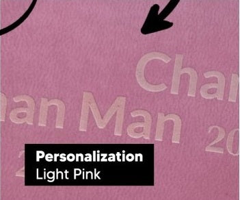 Actual personalization sample for this Bible