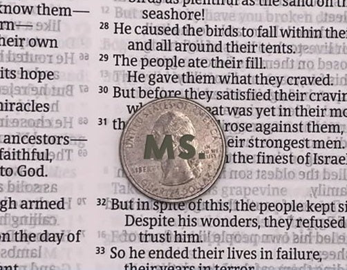 Print sample for this Bible