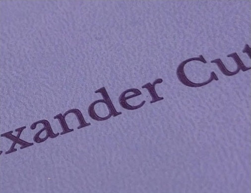 Actual personalization sample for this Bible