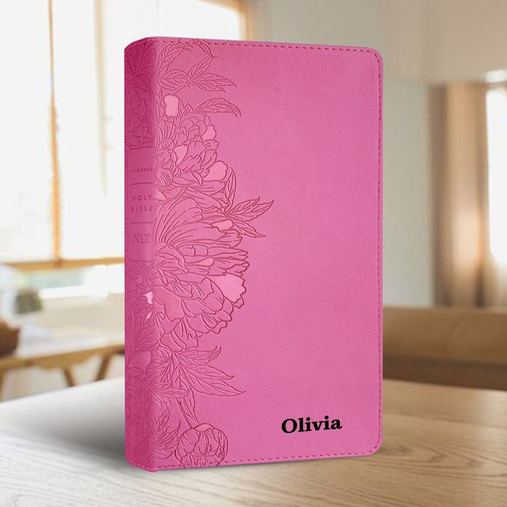 Personalized Premium Large Print NLT Holy Bible with Custom Name Christian Large Print New Living Translation Bible Gift for Religious Celebrations | Shepherds Shelf - Shepherds Shelf