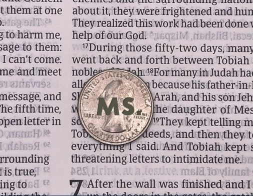 Print sample for this Bible