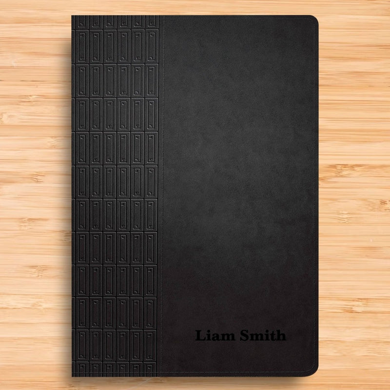 NLT Black Standard Size Premium Holy Bible Large Print