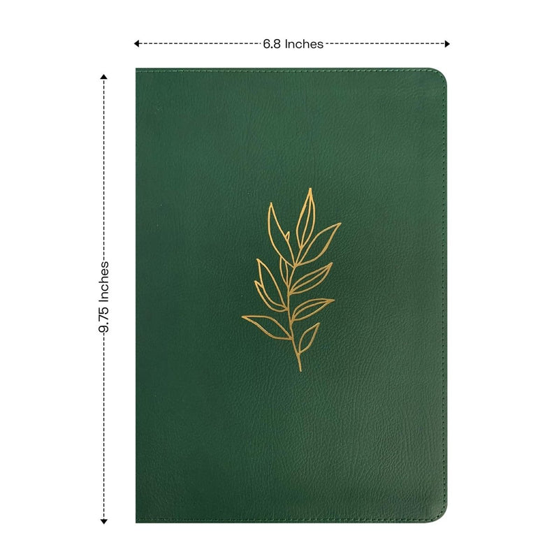 NLT Green Standard Size Premium Holy Bible Large Print