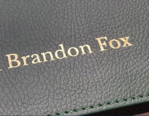 Actual personalization sample for this Bible