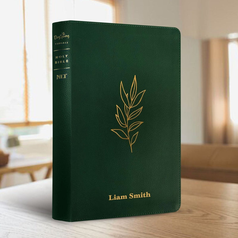 NLT Green Standard Size Premium Holy Bible Large Print