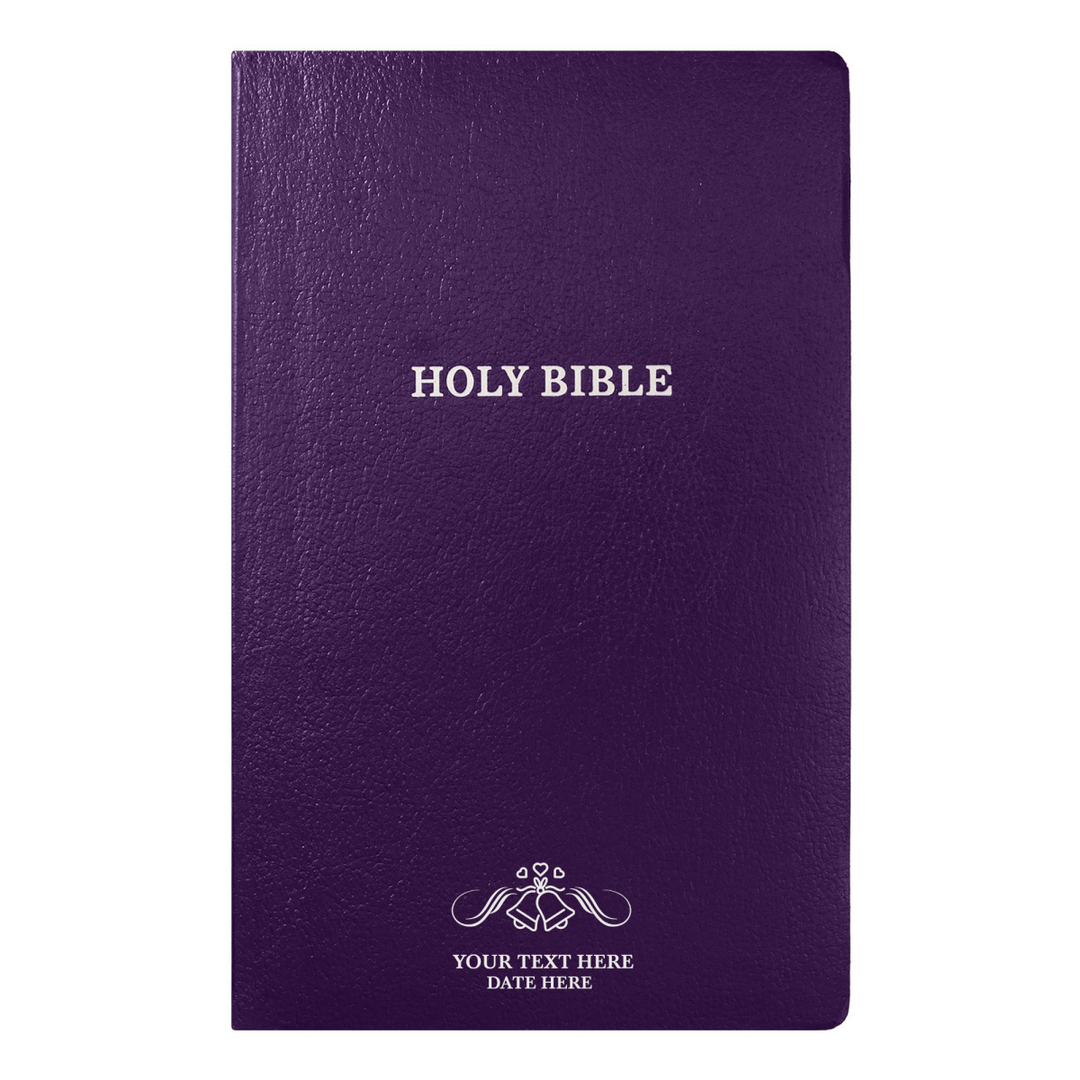 Personalized Purple Custom KJV Bible | Shepherds Shelf - Shepherds Shelf