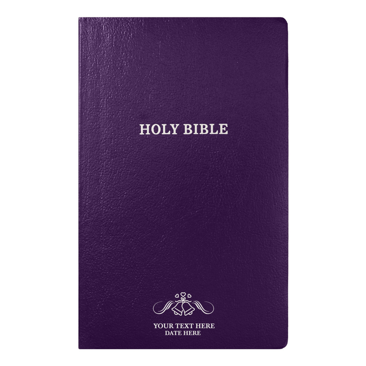 Personalized Purple Custom KJV Bible | Shepherds Shelf - Shepherds Shelf
