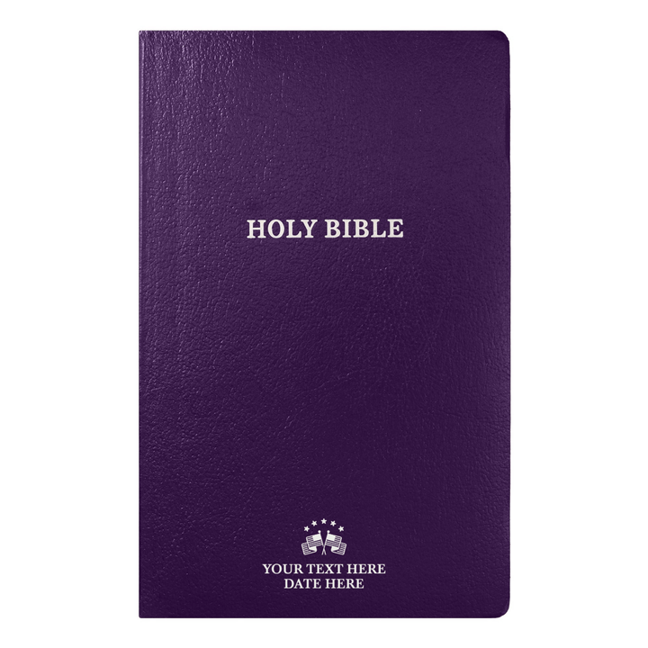 Personalized Purple Custom KJV Bible | Shepherds Shelf - Shepherds Shelf