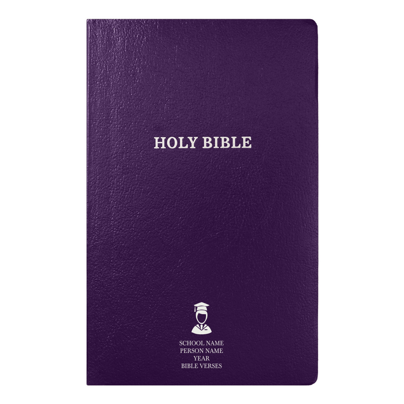 KJV Purple Standard Size Holy Bible Small Print