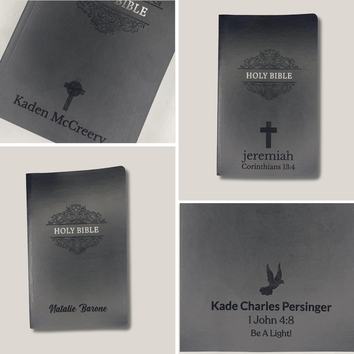Personalized Soft Touch Black Custom NIV Bible | Shepherds Shelf - Shepherds Shelf