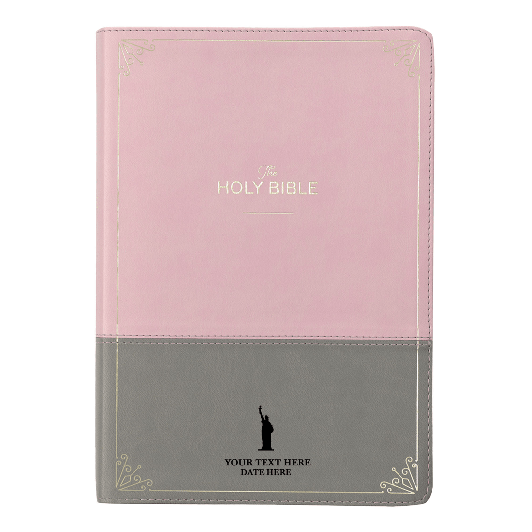 Personalized Women's Two - Tone Giant Print with Index Tab KJV Bible | Shepherds Shelf - Shepherds Shelf