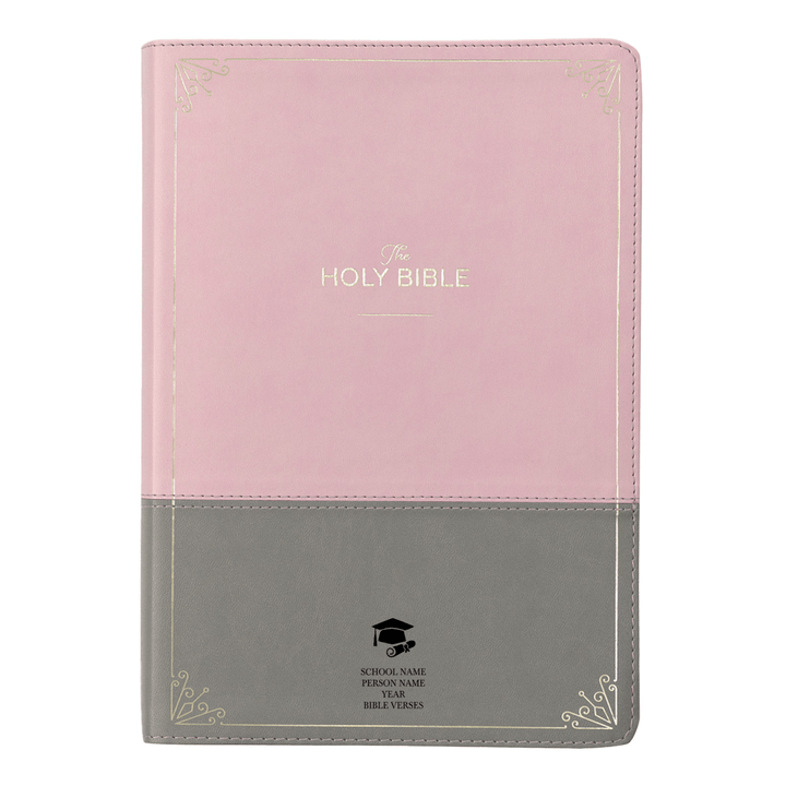 Personalized Women's Two - Tone Giant Print with Index Tab KJV Bible | Shepherds Shelf - Shepherds Shelf