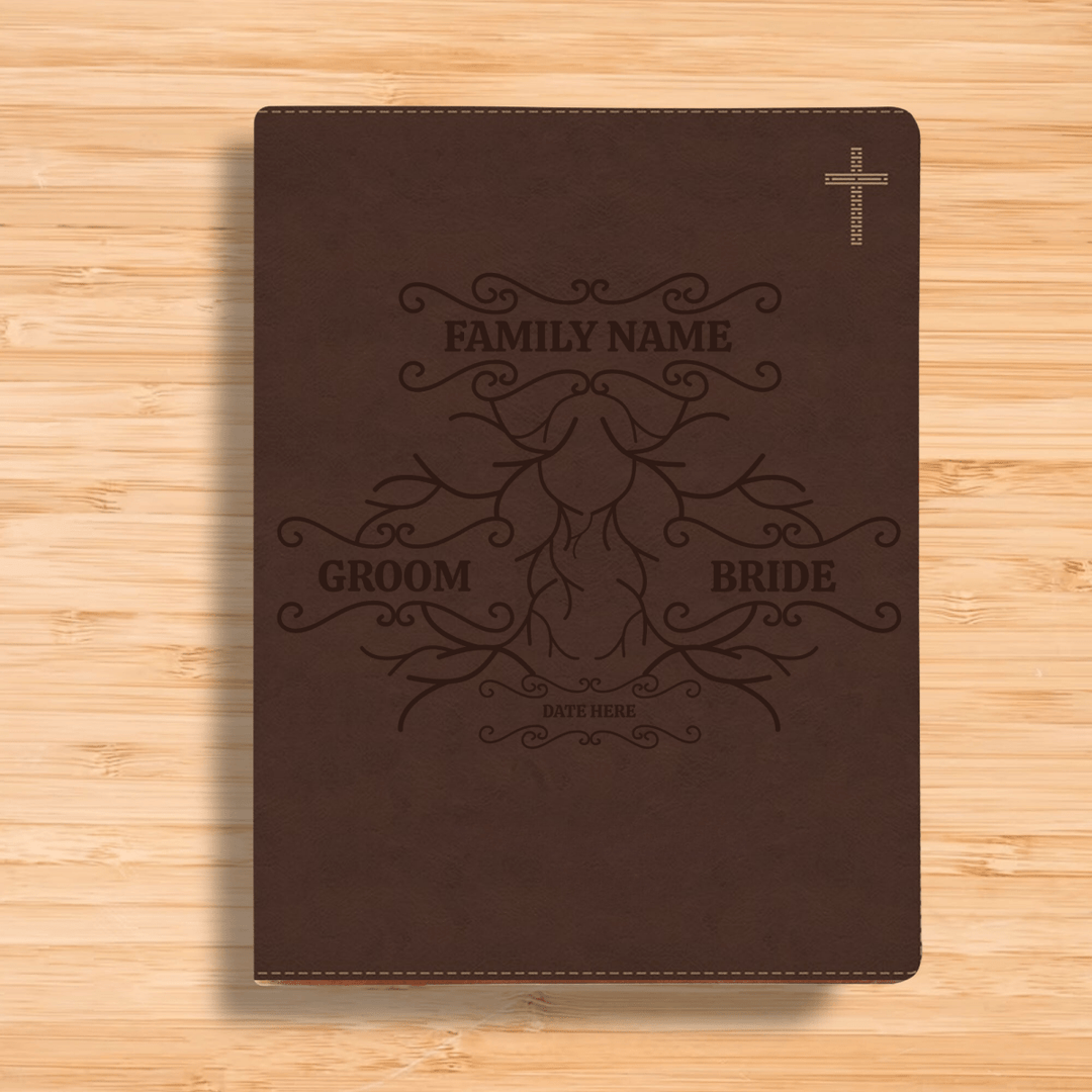 NIV Brown Standard Size Journaling Holy Bible Medium Print | Roots 1