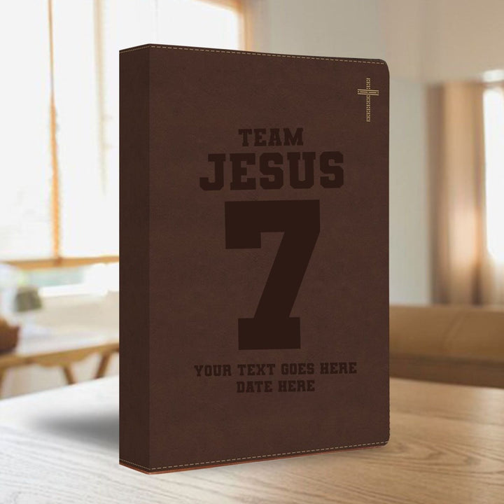 NIV Brown Standard Size Journaling Holy Bible Medium Print | Team Jesus