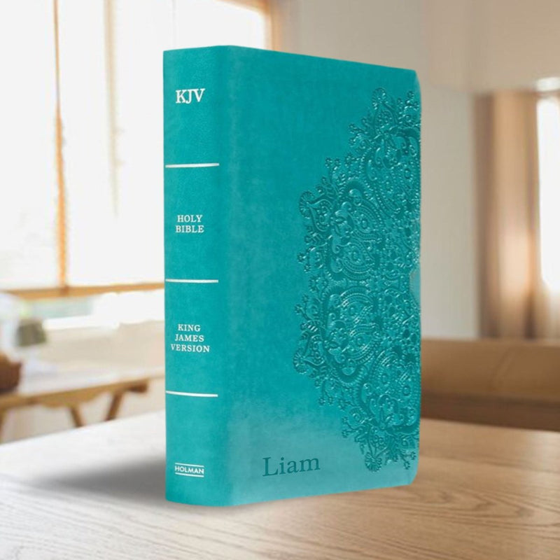 KJV Teal Standard Size Holy Bible Large Print