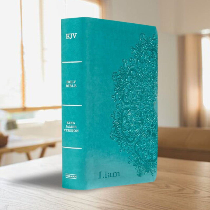 KJV Teal Standard Size Holy Bible Large Print