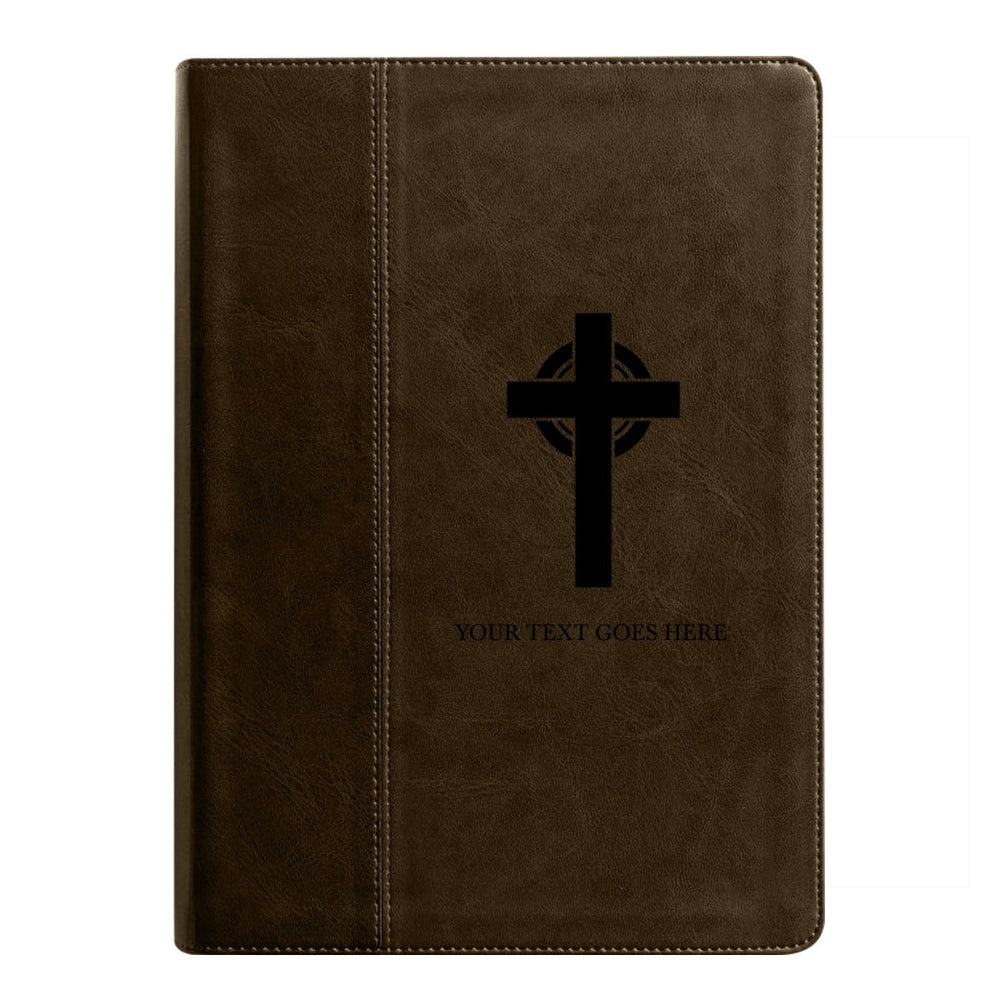 NLT Brown Standard Size Life Holy Bible Medium Print