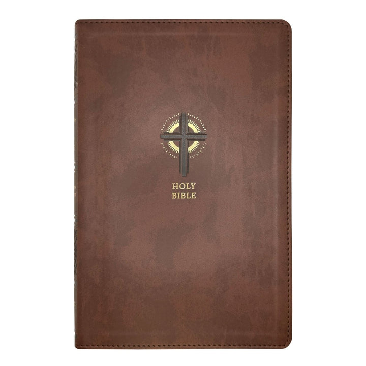 NRSV Brown Standard Size Sacraments of Initiation Edition Holy Bible Medium Print