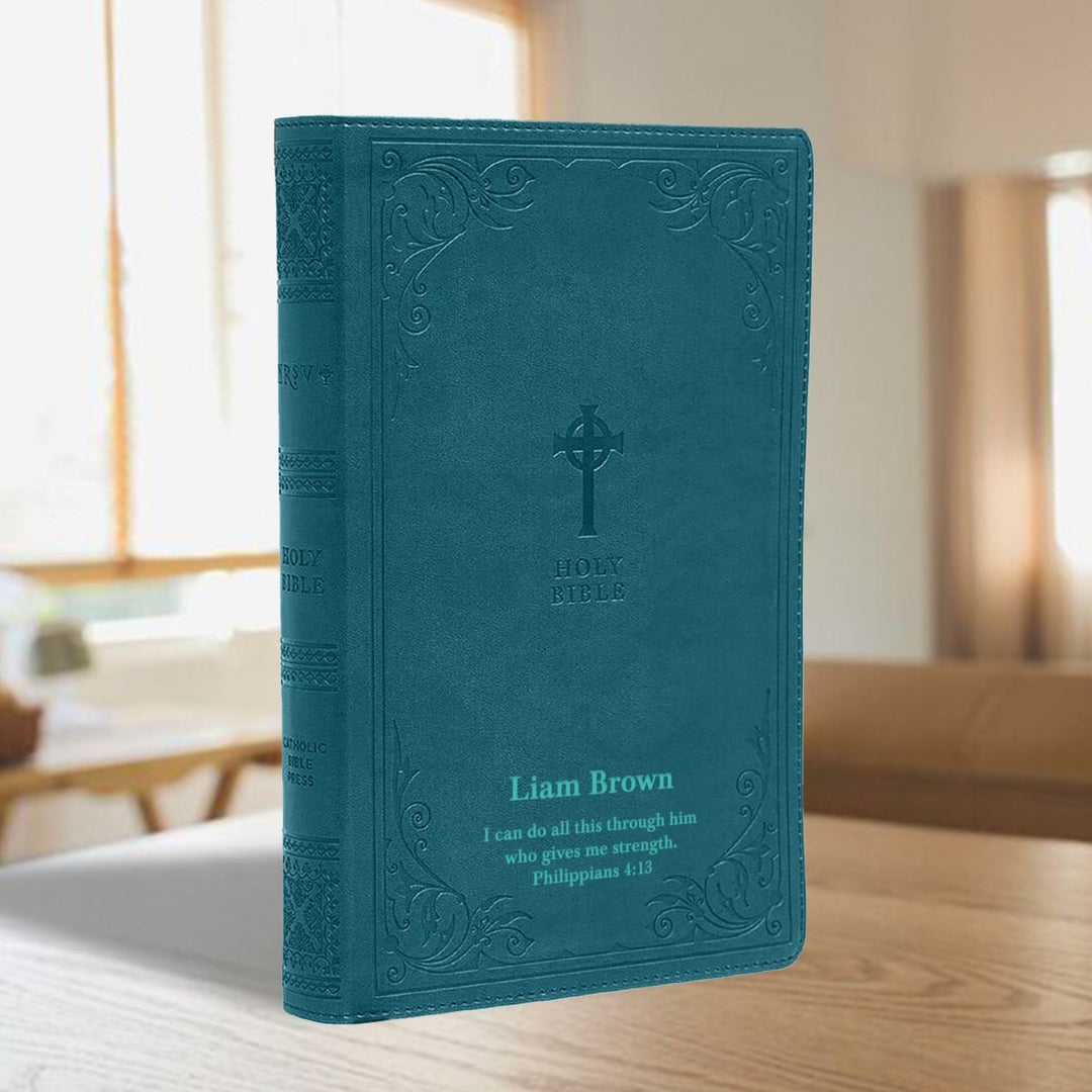 NRSV Teal Standard Size Catholic Edition Holy Bible Medium Print