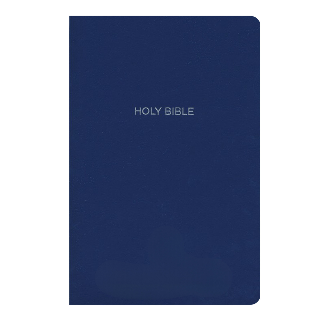 NKJV Blue Standard Size Holy Bible Small Print