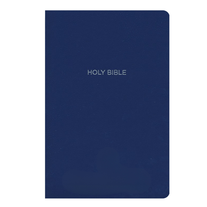 NKJV Blue Standard Size Holy Bible Small Print