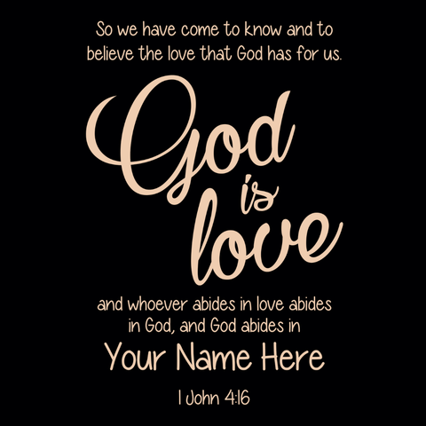 Personalized NIV International Version Black Bible