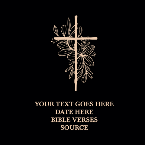 Floral and Cross